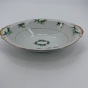 Harmony House Mandarin Fine‎ China Oval Handled Vegetable serving Bowl  Vintage